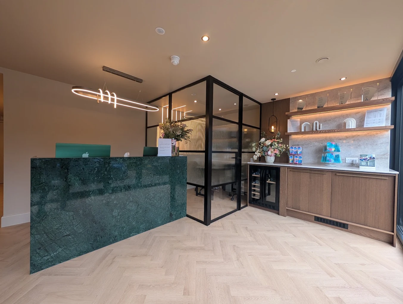 Reception at Cobham Dental